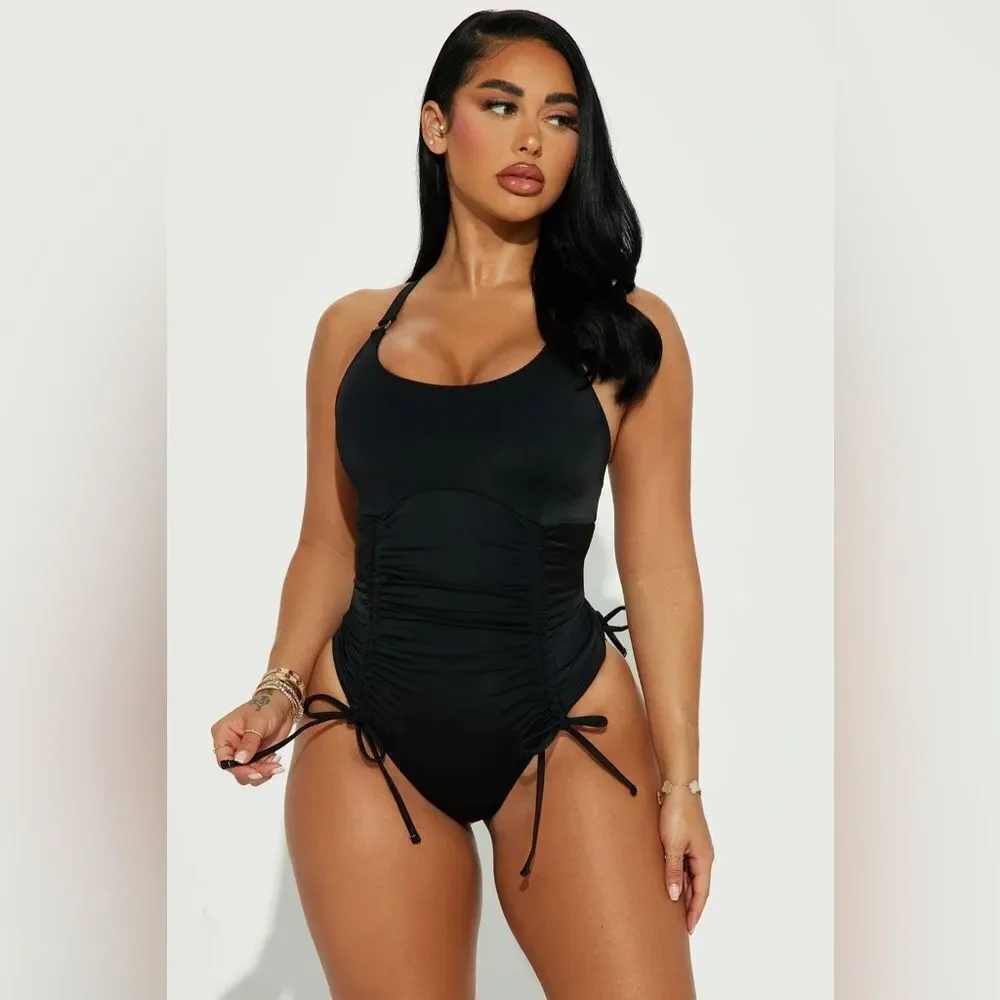Haute In The Heat One Piece Swimsuit - Black